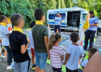 Educație rutieră – activități preventive cu elevii din Ianca