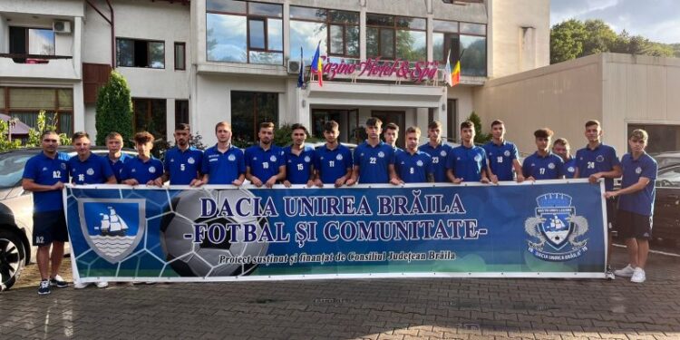 În cadrul proiectului ”Dacia Unirea Brăila – Fotbal și Comunitate” echipa brăilană se află în cantonament în stațiunea Sărata Monteoru