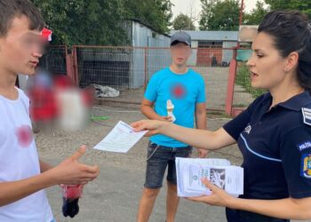 Acțiune a polițiștilor în comuna Dudești în vederea combaterii consumului și traficului ilicit de droguri