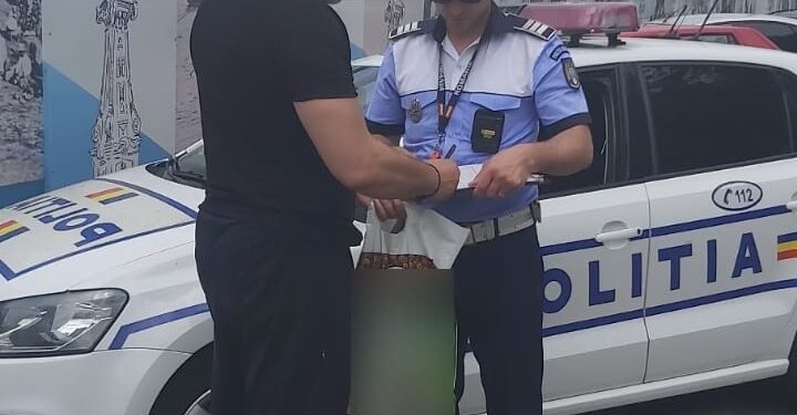 Acțiuni ale polițiștilor rutieri în zonele în care se produc accidente rutiere