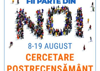 Cercetarea statistică postrecensământ, în perioada 8-19 august