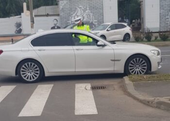 Poliţiști din cadrul Serviciului Rutier au desfășurat o acțiune pentru reducerea riscului rutier