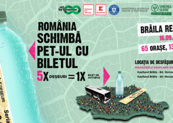 Schimbă PET-ul cu biletul! Călătorii cu autobuzul în schimbul reciclabilelor