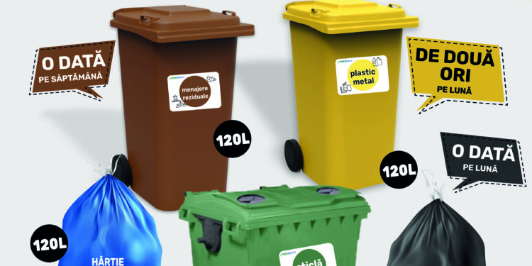 RER Brăila continuă campania de distribuire a recipientelor pentru colectarea separată conform contractului de delegare încheiat cu ADI ECO DUNĂREA Brăila