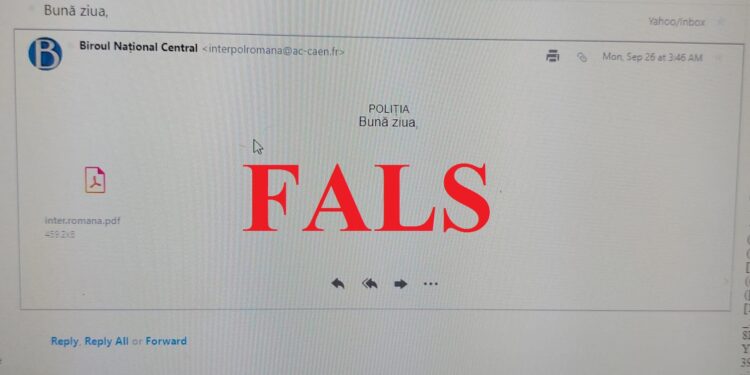 Atenție la e-mailurile false