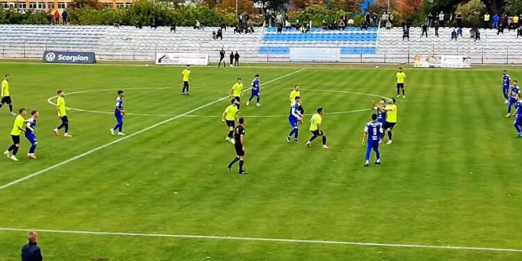 Dacia Unirea Brăila, înfrângere cu 7-0 la Focșani, cu 3 goluri primite în ultimele 10 minute ale meciului