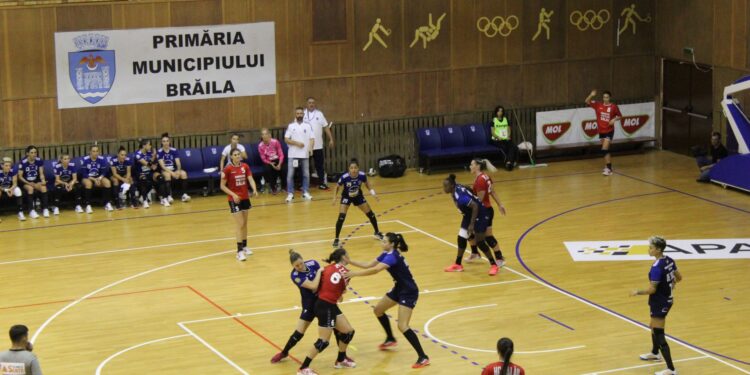 Dunărea Brăila a obținut prima victorie din Liga Florilor, 26-22 cu HC Zalău