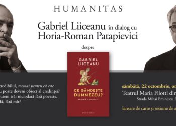Gabriel Liiceanu în dialog cu Horia-Roman Patapievici la Teatrul „Maria Filotti” din Brăila