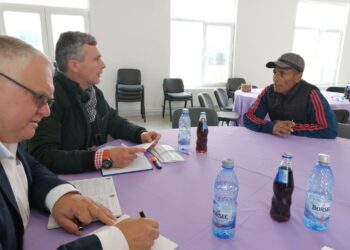 Audiențe susținute de prefectul Brăilei în satul Lanurile, comuna Viziru