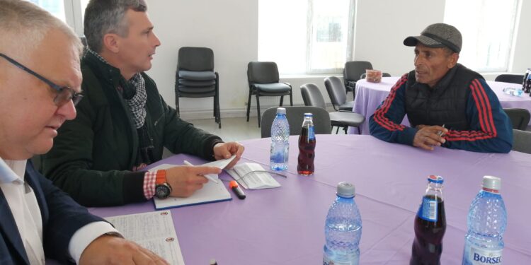 Audiențe susținute de prefectul Brăilei în satul Lanurile, comuna Viziru