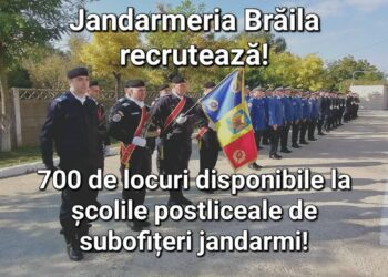 700 de locuri la școlile postliceale de subofițeri jandarmi!