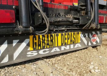 Un transport agabaritic pleacă în această noapte din Brăila