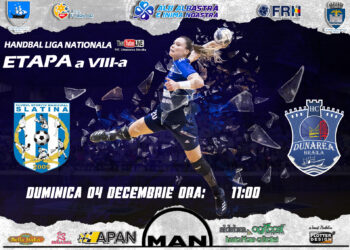 HC Dunărea Brăila joacă duminică, 4 noiembrie, în deplasare la CSM Slatina