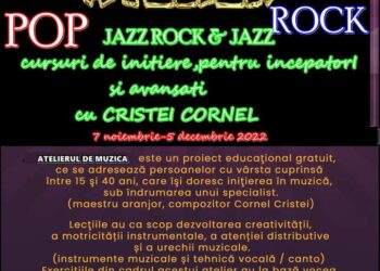 Centrul Județean pentru Conservarea și Promovarea Culturii Tradiționale Brăila și Primăria Municipiului Brăila  organizează  în intervalul noiembrie – decembrie 2022, Atelierul muzical
