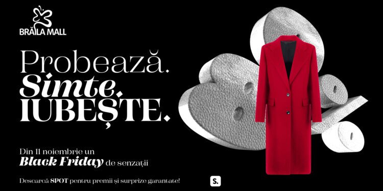 Cea mai importantă sărbătoare a reducerilor începe la Brăila Mall: Black Friday de senzații