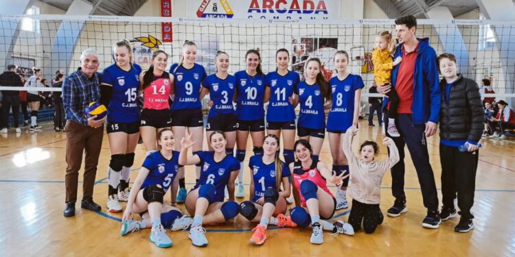 Voleibalistele de la Sport Plus Brăila au câștigat cu 3-2 meciul din deplasare cu CSU Galați