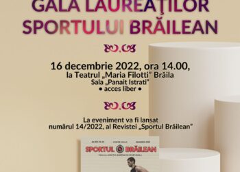 DSJ Brăila va premia cei mai buni 10 sportivi brăileni la disciplinele olimpice