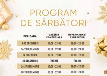 Programul Brăila Mall de Crăciun și de Anul Nou
