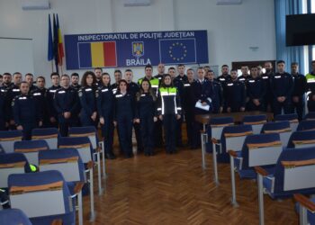 IPJ Brăila are 35 de polițiști nou angajați în urma concursului din această toamnă