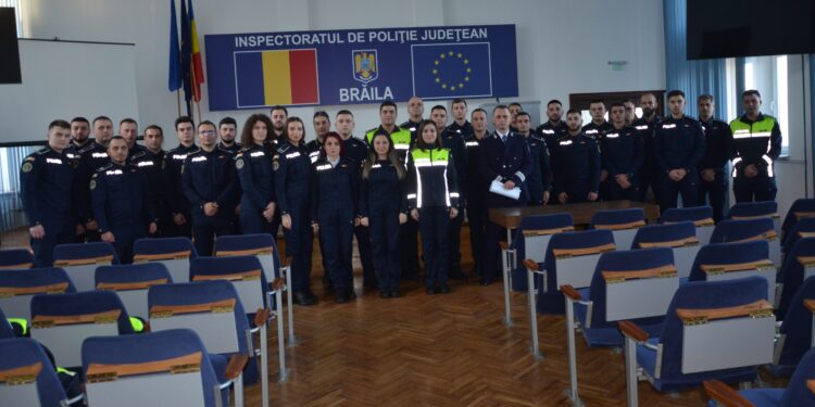IPJ Brăila are 35 de polițiști nou angajați în urma concursului din această toamnă
