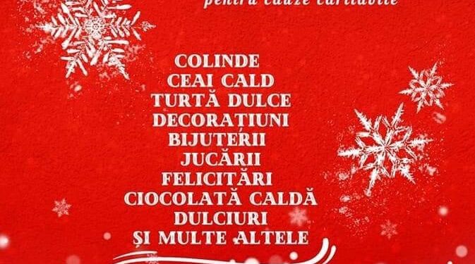 Târg caritabil de Crăciun organizat de elevii Liceului Teoretic „Constantin Angelescu” Ianca