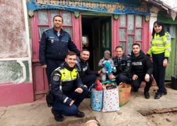 Polițiștii de la IPJ Brăila au mesagerii lui Moș Crăciun