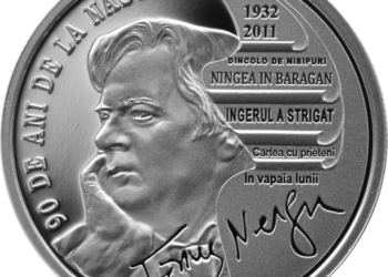 Banca Naţională a României va lansa luni, 12 decembrie, o monedă din argint cu tema 90 de ani de la nașterea lui Fănuș Neagu