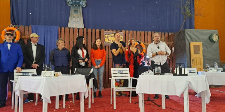 Spectacolul „Bosonul Elvirei” – o comedie SF, Open-Sourse prezentată de Societatea Filarmonică Lyra, la finalul celei de a doua etape de renovare a Palatului Lyra