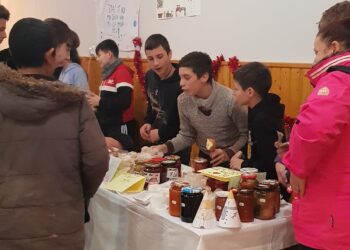 Târg de produse culinare organizat de Școala gimnazială Surdila Greci