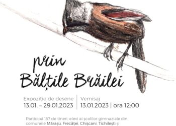 Vernisajul expoziției de desene „La pas prin Bălțile Brăilei”, organizat de Muzeul Brăilei la Galeria ”Gheorghe Naum”
