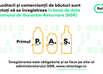 Producătorii și comercianții de băuturi sunt așteptați să se înregistreze în baza de date a Sistemului de Garanție-Returnare