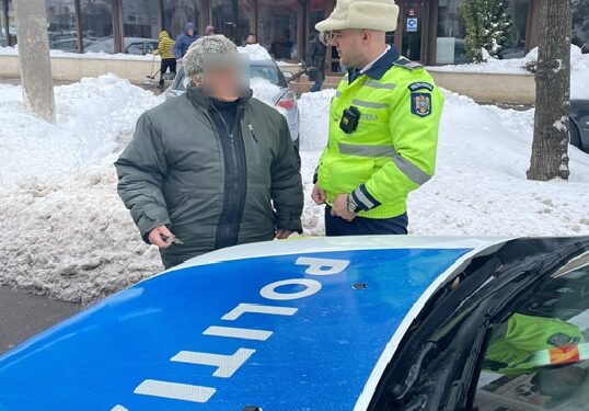 Acțiuni ale polițiștilor rutieri brăileni pentru combaterea abaterilor săvârșite de pietoni