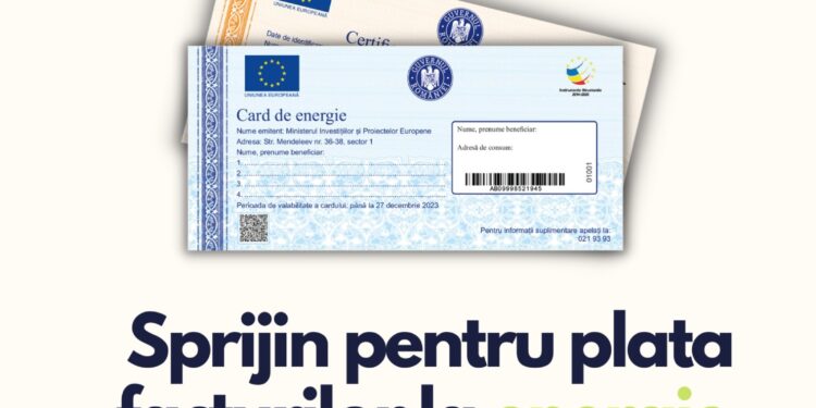 1.400 de lei sprijin pentru plata facturilor la energie pentru persoanele vulnerabile