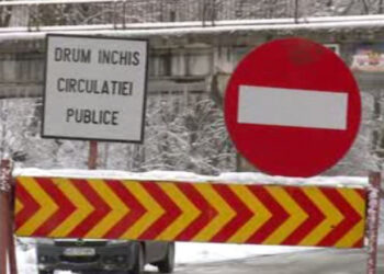 ATENȚIE! Se închide circulația pe două drumuri naționale