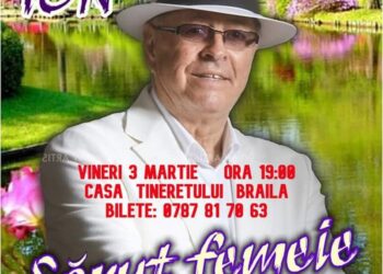 Ion Suruceanu vine pe 3 martie la Brăila cu spectacolul ”Sărut, femeie, mâna ta!”