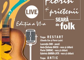 Cu prilejul sărbătorii Dragobetului, Şcoala Populară de Arte „Vespasian Lungu” Brăila vă invită la cea de-a VI-a ediţie a Serii de folk „Florin şi prietenii”