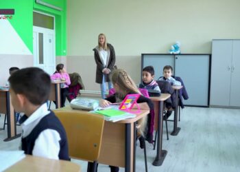 Camelia Potec a vizitat școala braileană din comuna Romanu recent renovată de Asociația BookLand