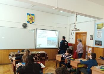 Cu ocazia Zilei Nationale a Garzii de Mediu, comisarii Garzii de Mediu Braila au desfasurat activitati educationale la Scoala Gimnaziala Al. I. Cuza