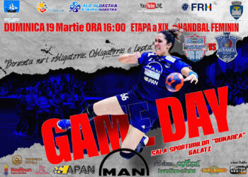 Dunărea Brăila joacă duminică, 19 martie, de la ora 16.00, în deplasare, la CSM Galați