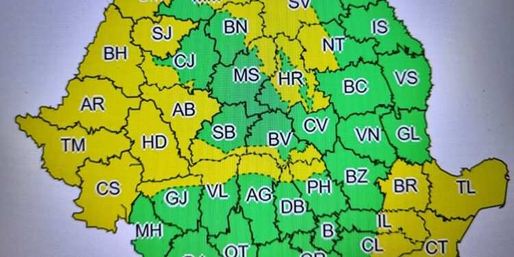 După temperaturi de peste 20 de grade urmează o răcire accentuată – îngheț la sol și brumă, valabilă până miercuri noapte