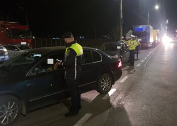 Acțiune de amploare a polițiștilor rutieri brăileni. Au fost efectuate 220 de testări cu aparatul etilotest/etilometru și drugtest
