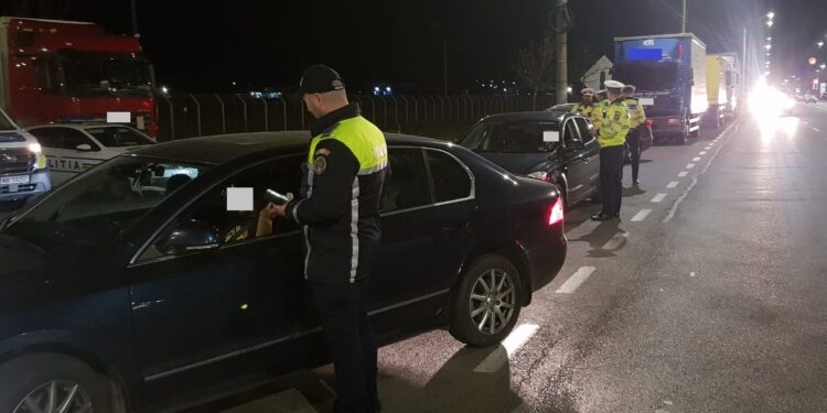 Acțiune de amploare a polițiștilor rutieri brăileni. Au fost efectuate 220 de testări cu aparatul etilotest/etilometru și drugtest
