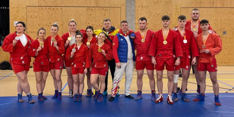Maria Naidin și Paul Scurtu, legitimați la CSM Brăila, au câștigat locul I la European Open Sambo Dutch 2023