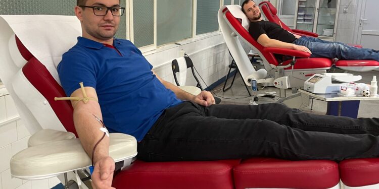 Campanie de donare de sânge „Din inimă, pentru România”