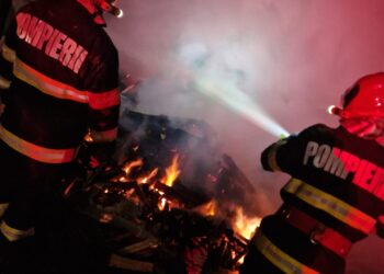 Intervenții ale pompierilor brăileni pentru asanare de muniție, stingerea unui incendiu și asigurare zonă