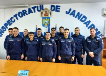 IJJ Brăila și-a mărit colectivul cu 11 absolvenți ai școlilor militare subofițeri jandarmi