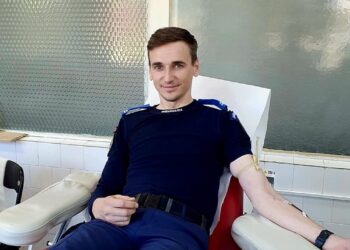 Jandarmii brăileni au mers la Centrul de Transfuzie Sanguină Brăila să doneze sânge