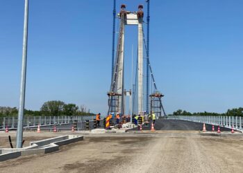 Constructorul Podului Suspendat peste Dunăre speră ca de data aceasta să se conformeze termenului de finalizare anunțat de beneficiar