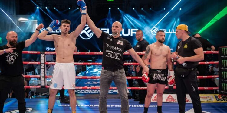 Victorie în doar 30 de secunde pentru brăileanul Florea Leonard, în gala Dynamite Fighting Show de la Buzău