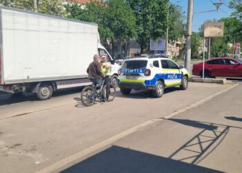 Polițiștii rutieri brăileni au desfășurat o acțiune pentru combaterea indisciplinei în trafic a pietonilor și bicicliștilor